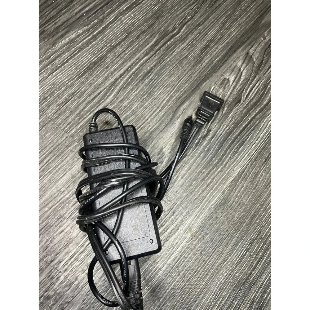 Dajing AC DC Power Adapter Supply Cord Black Barrel Connector 2-Prong Plug